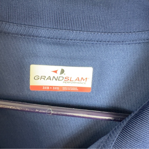 Grand slam performance 3 xlarge blue nwt 28-1/2 p2p34-1/2 length tall man - Picture 4 of 6